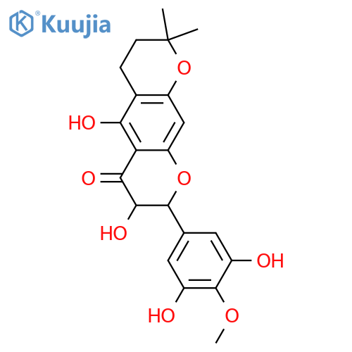 8-(3,4-Dihydroxyphenyl)-7,8-dihydro-5,7-dihydroxy-2,2-dimethyl-2H,6H-benzo[1,2-b:5,4-b']dipyran-6-one; (2RS,3RS)-form, 3'',4''-Dihydro, 5'-hydroxy, 4'-Me ether structure