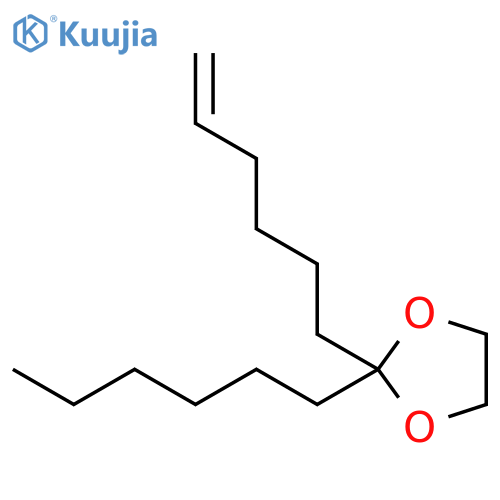 1,3-Dioxolane, 2-(5-hexenyl)-2-hexyl- structure