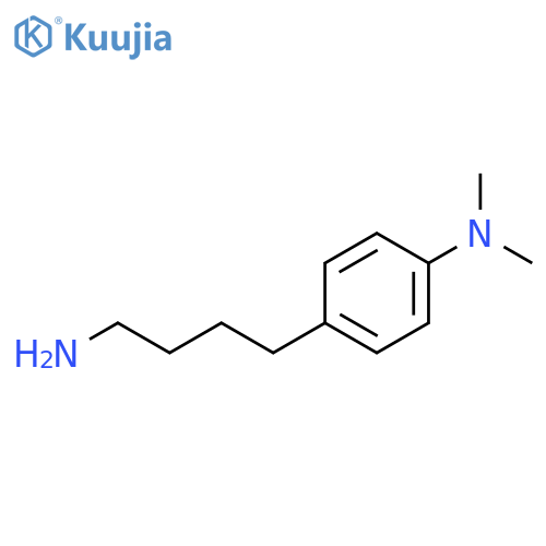 4-(4-aminobutyl)-N,N-dimethylaniline structure