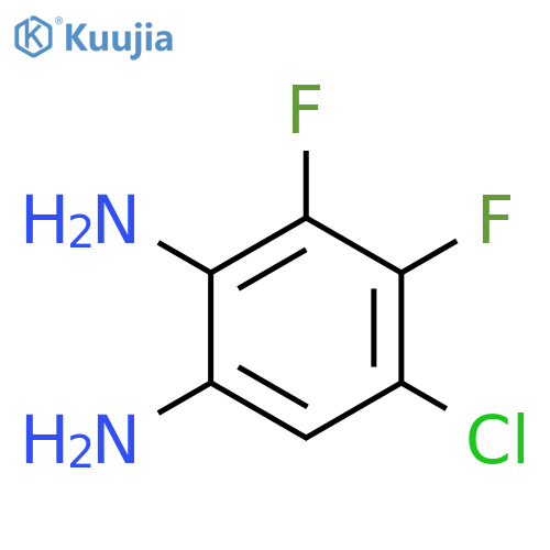 5-Chloro-3,4-difluorobenzene-1,2-diamine structure