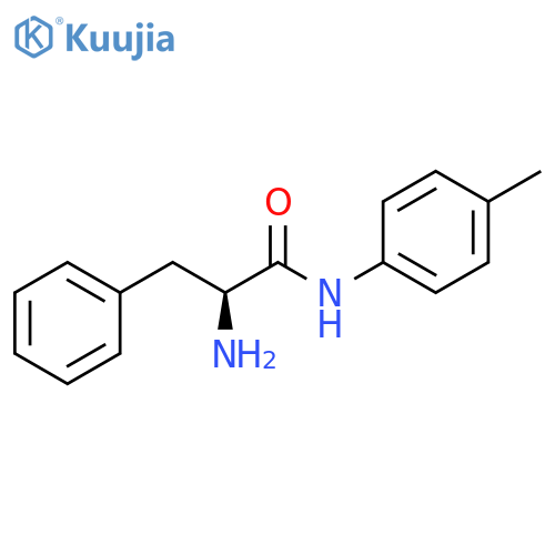 (2S)-2-Amino-n-(4-methylphenyl)-3-phenylpropanamide structure