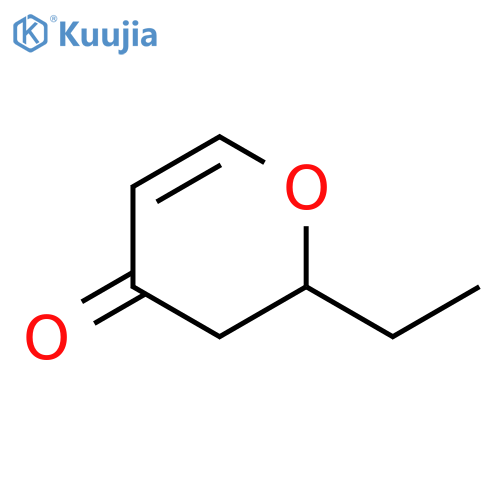4H-Pyran-4-one, 2-ethyl-2,3-dihydro- structure