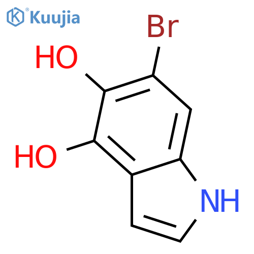 6-Bromo-4,5-dihydroxyindole structure