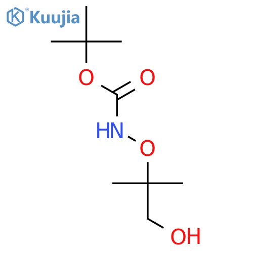 tert-butyl N-(1-hydroxy-2-methylpropan-2-yl)oxycarbamate structure