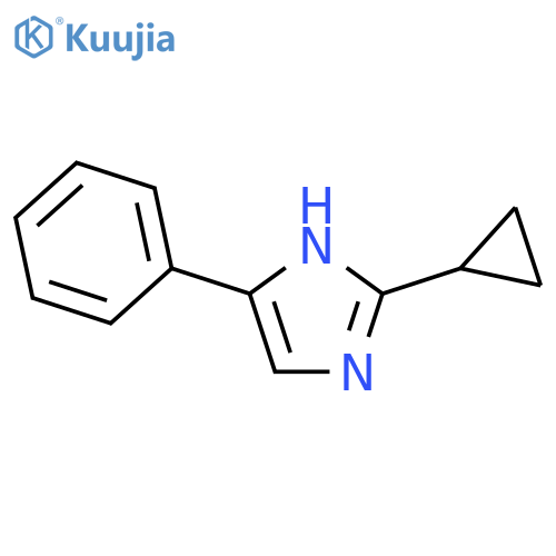 2-Cyclopropyl-5-phenyl-1H-imidazole structure