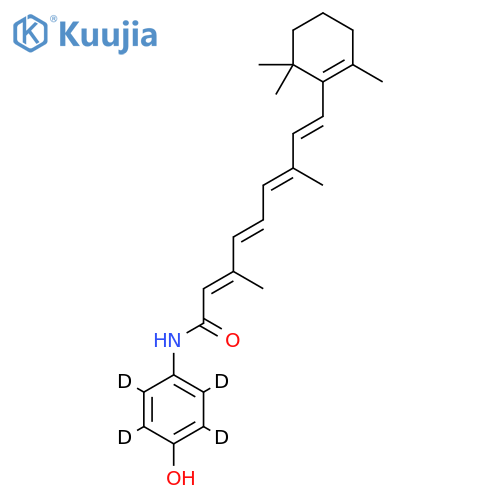 N-(4-Hydroxyphenyl-d4)retinamide structure