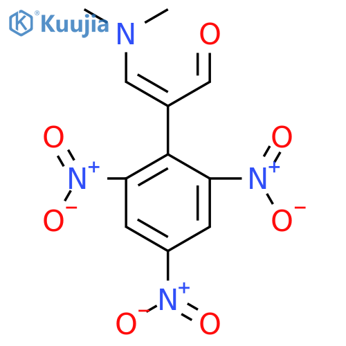 α-[(Dimethylamino)methylene]-2,4,6-trinitrobenzeneacetaldehyde structure