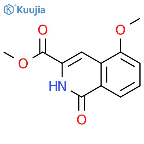 methyl 5-methoxy-1-oxo-2H-isoquinoline-3-carboxylate structure