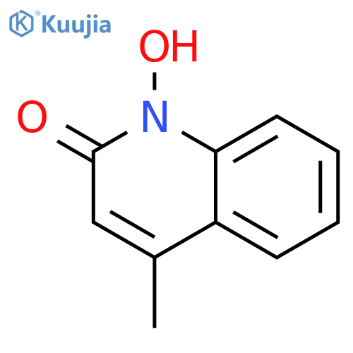 1-hydroxy-4-methylquinolin-2-one structure