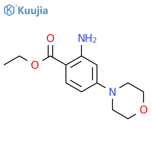 Ethyl 2-amino-4-(morpholin-4-yl)benzoate structure