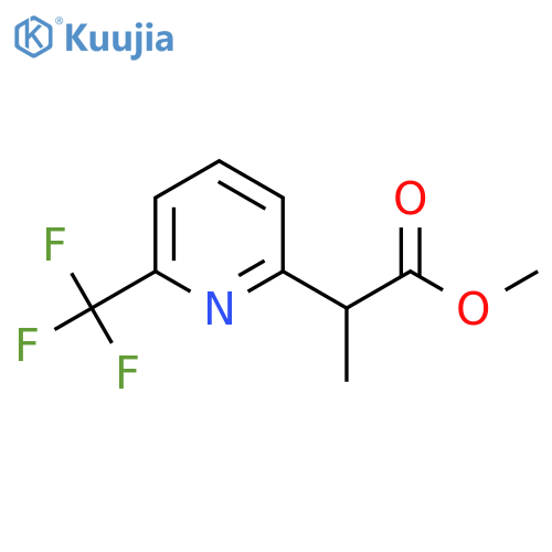 methyl 2-6-(trifluoromethyl)pyridin-2-ylpropanoate structure
