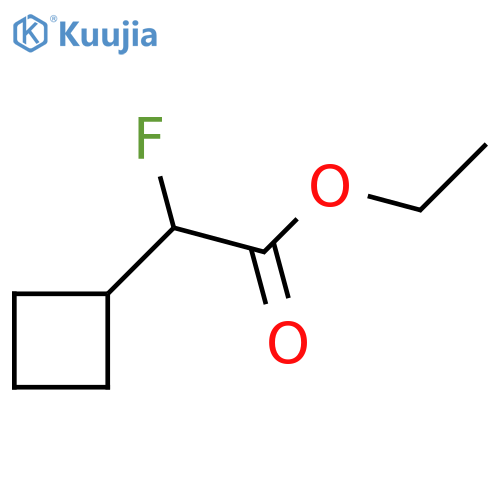 Ethyl 2-cyclobutyl-2-fluoroacetate structure