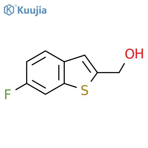 (6-Fluorobenzo[b]thiophen-2-yl)methanol structure