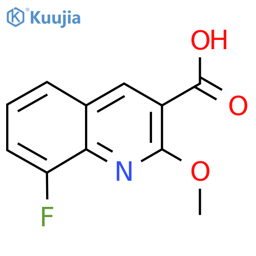 8-Fluoro-2-methoxyquinoline-3-carboxylic acid structure