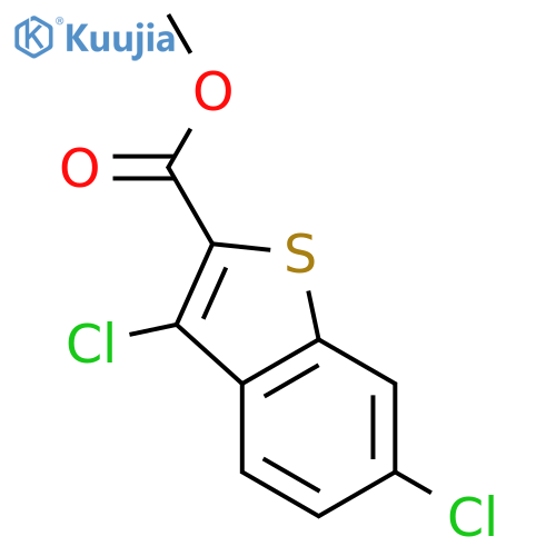 METHYL 3,6-DICHLOROBENZOBTHIOPHENE-2-CARBOXYLATE structure