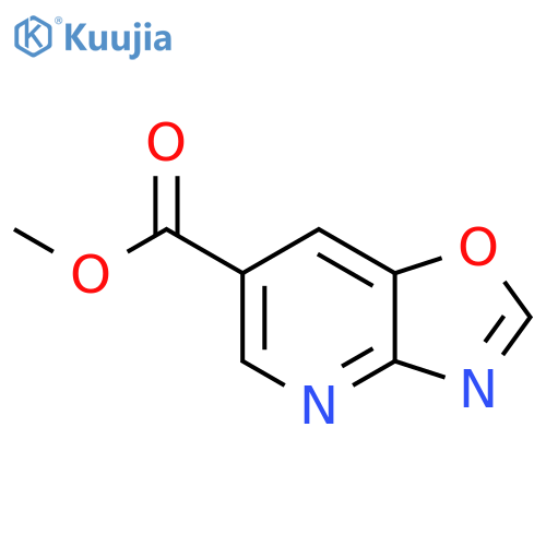 Oxazolo[4,5-b]pyridine-6-carboxylic acid, methyl ester structure