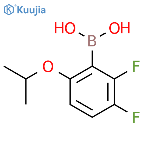 2,3-Difluoro-6-isopropoxyphenylboronic acid structure