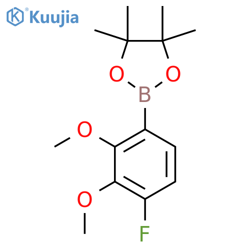 2,3-Dimethoxy-4-fluorophenylboronic acid pinacol ester structure