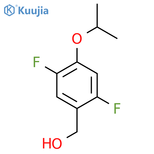 (2,5-Difluoro-4-isopropoxyphenyl)methanol structure