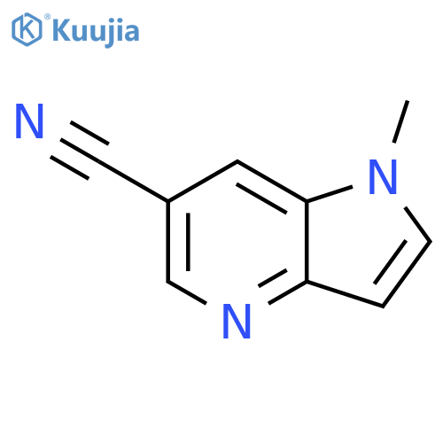 1-methyl-1H-pyrrolo[3,2-b]pyridine-6-carbonitrile structure