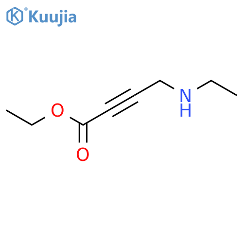 Ethyl 4-(ethylamino)but-2-ynoate structure
