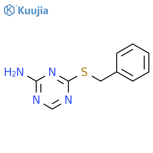 4-(Benzylthio)-1,3,5-triazin-2-amine structure