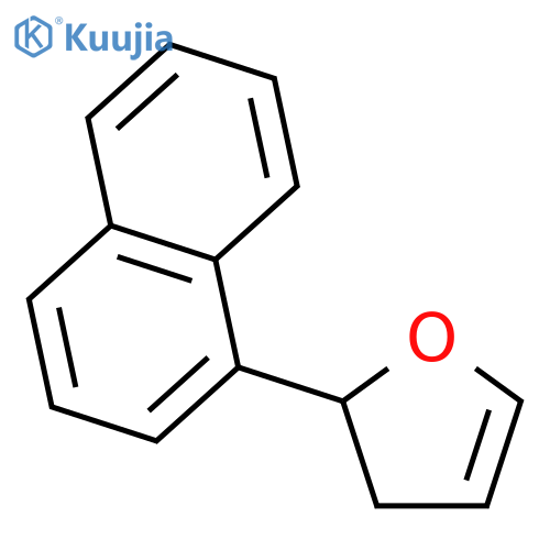 Furan, 2,3-dihydro-2-(1-naphthalenyl)- structure