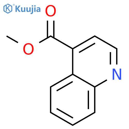 Methyl quinoline-4-carboxylate (~90%) structure