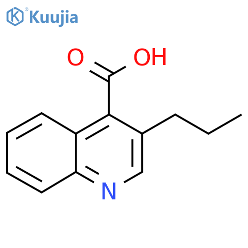 3-Propylquinoline-4-carboxylic acid structure