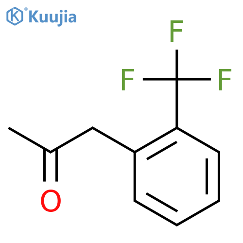 1-2-(Trifluoromethyl)phenyl-2-propanone structure