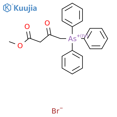 Arsonium, (4-methoxy-2,4-dioxobutyl)triphenyl-, bromide structure