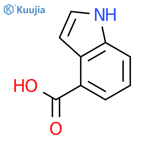 1H-indole-4-carboxylic acid structure