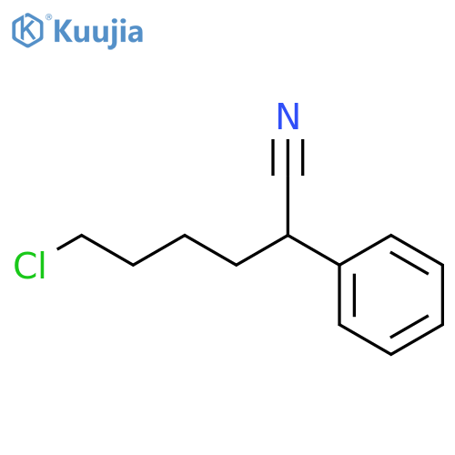 Benzeneacetonitrile, a-butyl-4-chloro- structure