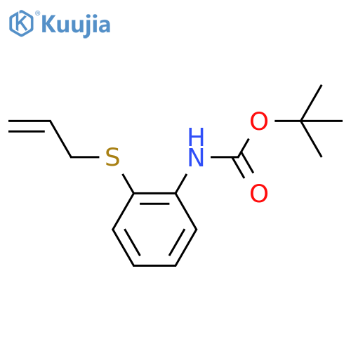 tert-butyl N-2-(prop-2-en-1-ylsulfanyl)phenylcarbamate structure