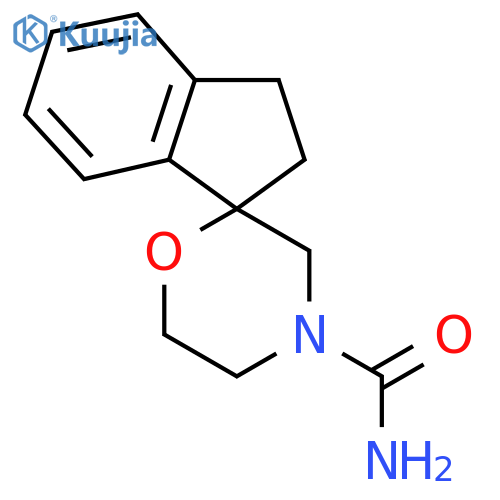 2,3-Dihydrospiro[1H-indene-1,2′-morpholine]-4′-carboxamide structure