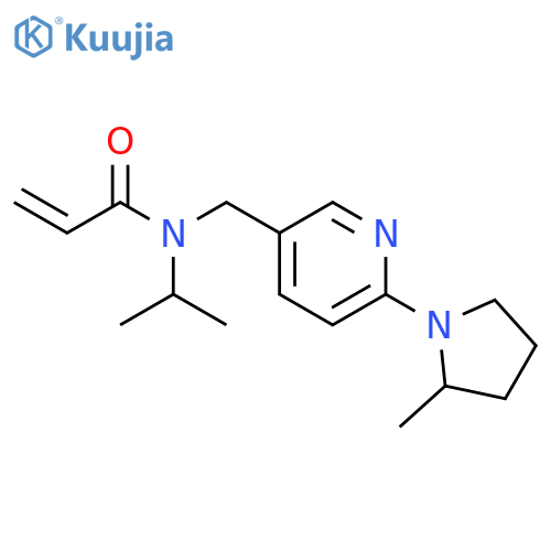 N-(1-Methylethyl)-N-[[6-(2-methyl-1-pyrrolidinyl)-3-pyridinyl]methyl]-2-propenamide structure