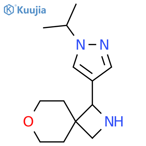 1-1-(propan-2-yl)-1H-pyrazol-4-yl-7-oxa-2-azaspiro3.5nonane structure