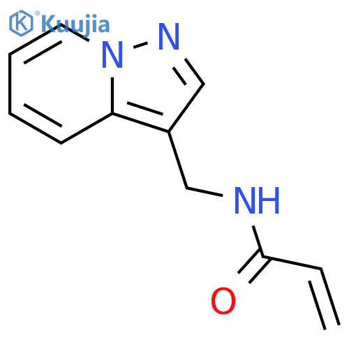 2-Propenamide, N-(pyrazolo[1,5-a]pyridin-3-ylmethyl)- structure