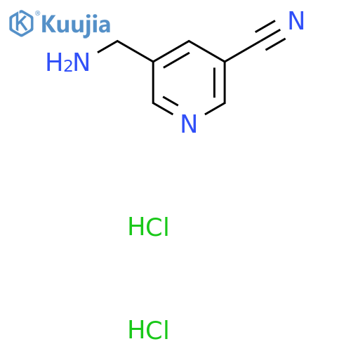 5-(Aminomethyl)nicotinonitrile dihydrochloride structure