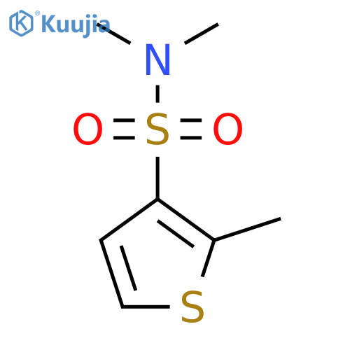Trimethylthiophene-3-sulfonamide structure