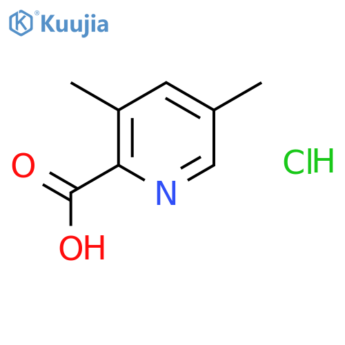 3,5-Dimethylpyridine-2-carboxylic acid hydrochloride structure