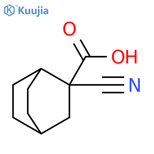 2-cyanobicyclo[2.2.2]octane-2-carboxylic acid structure