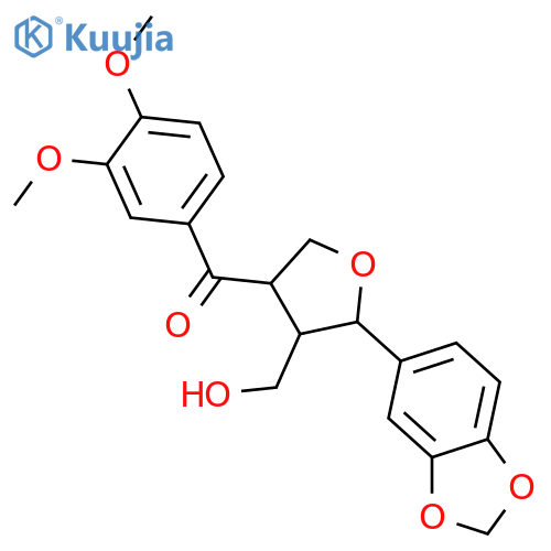 7,9'-Epoxy-8,8'-lignan-3,3',4,4',7',9-hexol; (7S,7'R,8R,8'S)-form, 7'-Ketone, 3,4-methylene, 3',4'-di-Me ether structure