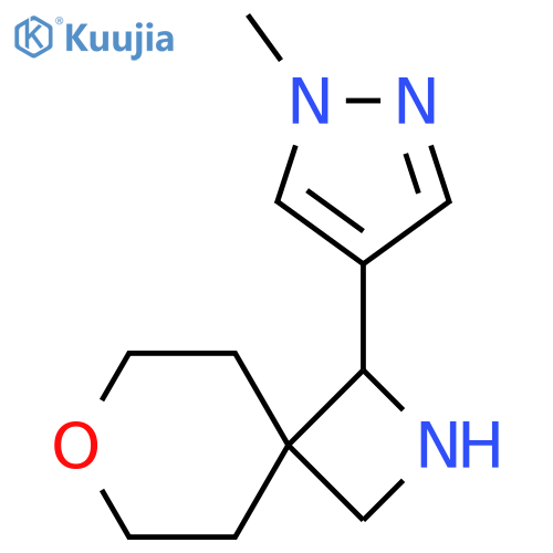 1-(1-methyl-1H-pyrazol-4-yl)-7-oxa-2-azaspiro3.5nonane structure