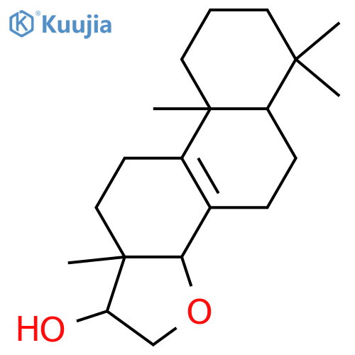 14,16-Epoxy-8-isopimaren-15-ol; (14α,15β)-form structure