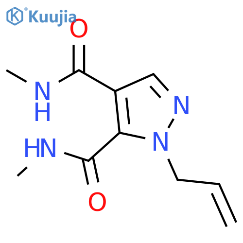 1-Allyl-4,5-di(N-methylcarbamoyl)pyrazole structure