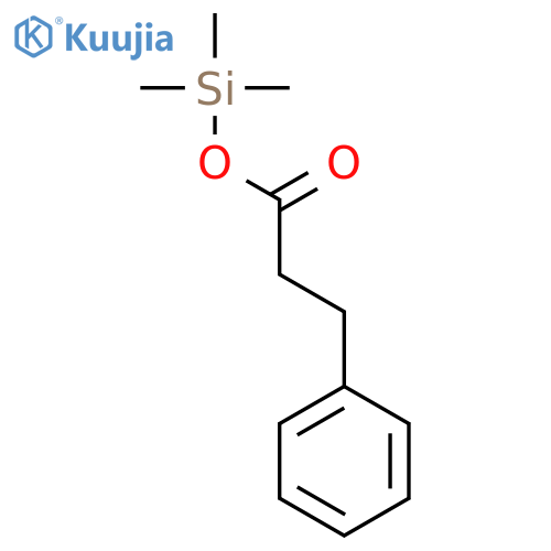 3-Phenylpropanoic acid trimethylsilyl ester structure
