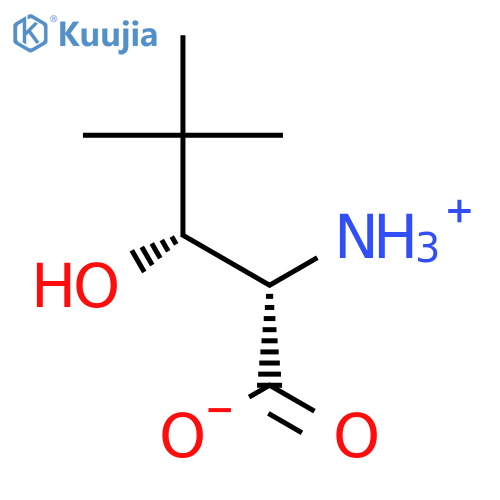 L-Leucine,3-hydroxy-4-methyl-, monohydrate, (3R)- (9CI) structure