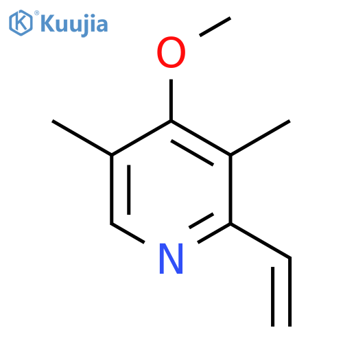 Pyridine,2-ethenyl-4-methoxy-3,5-dimethyl- structure