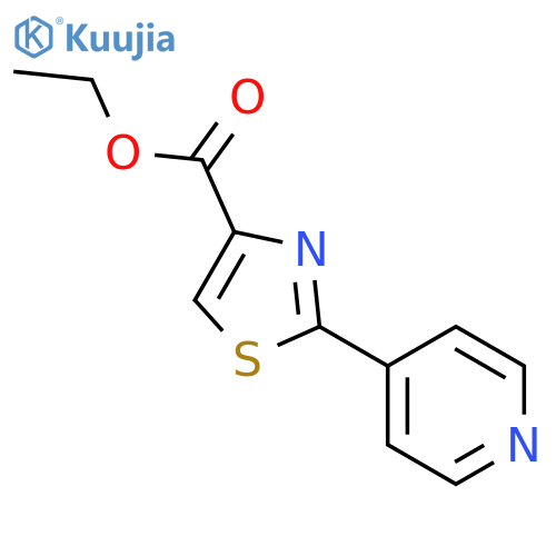 Ethyl 2-(pyridin-4-yl)thiazole-4-carboxylate structure